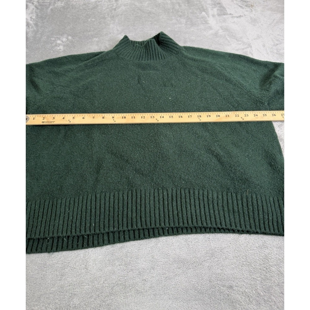 Abercrombie & Fitch Oversized Sweater Women's Size 2XL Green - Picture 7 of 10
